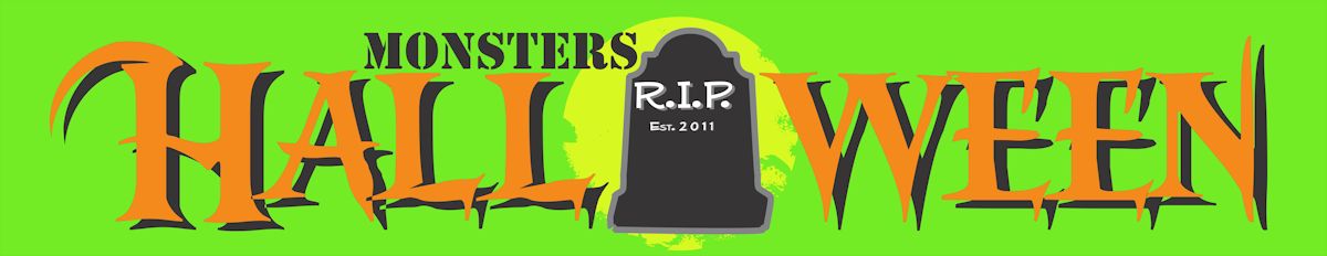 Monsters RIP Halloween Banner